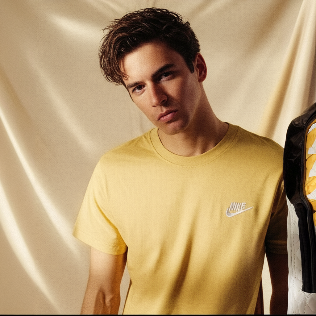 Camiseta Nike Sportswear Club Tee-Hombre Manga Corta