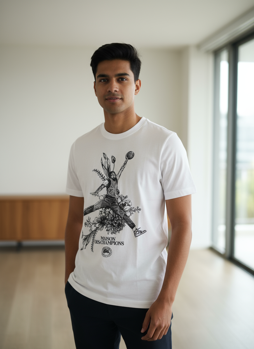 Camiseta Jordan Dri-Fit-Hombre Manga Corta