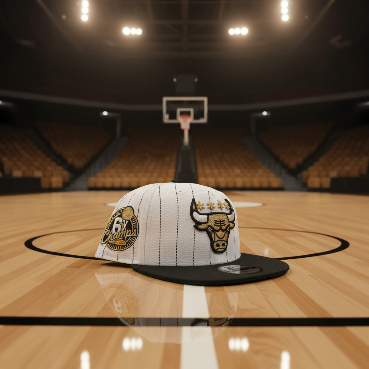 Gorra New Era NBA 9FIFTY Chicago Bulls Pinstripe