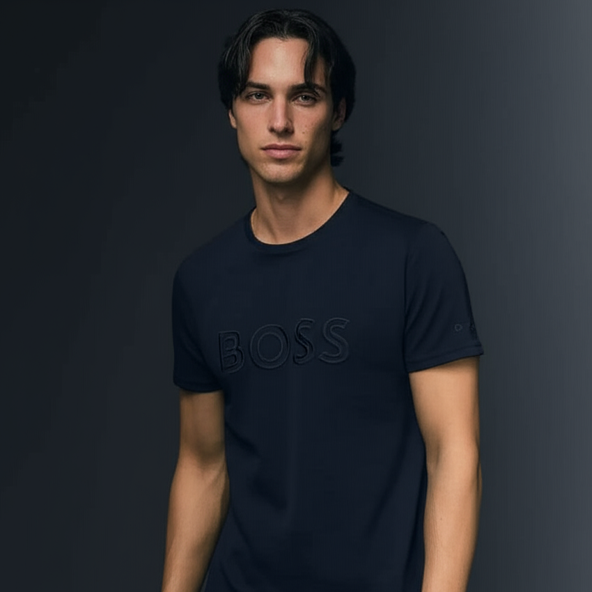 Camiseta Boss Tee 1 Hombre Manga Corta