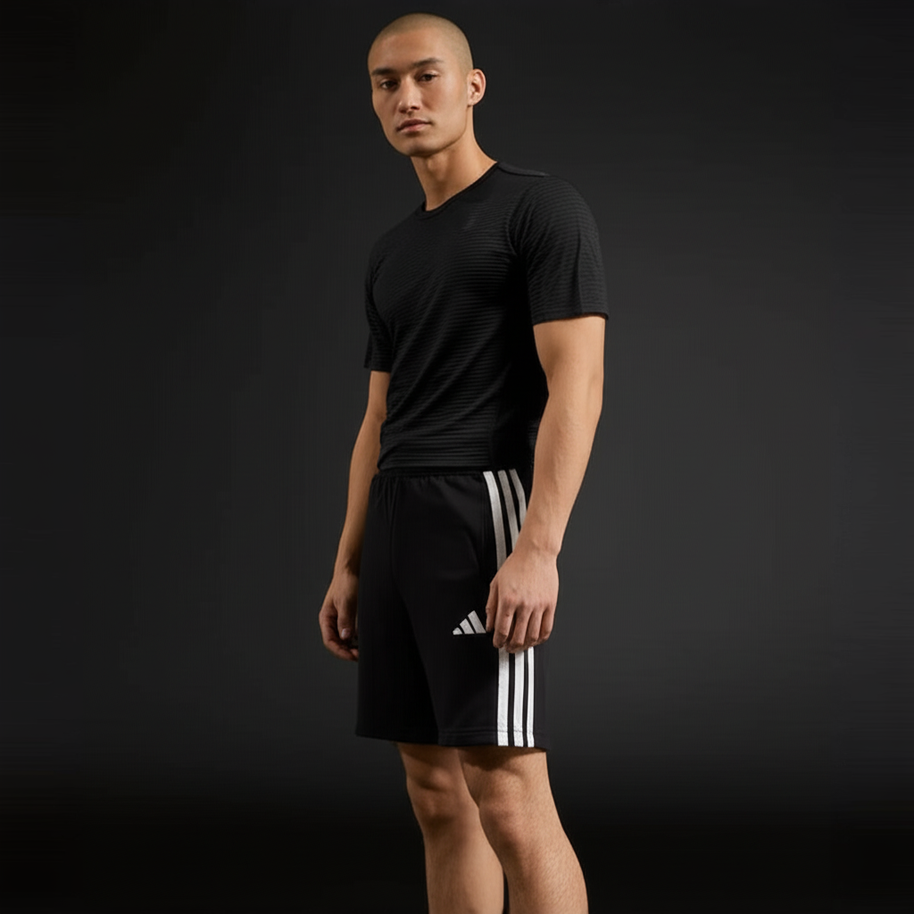 Short Deportivo Adidas 3S FL-Hombre