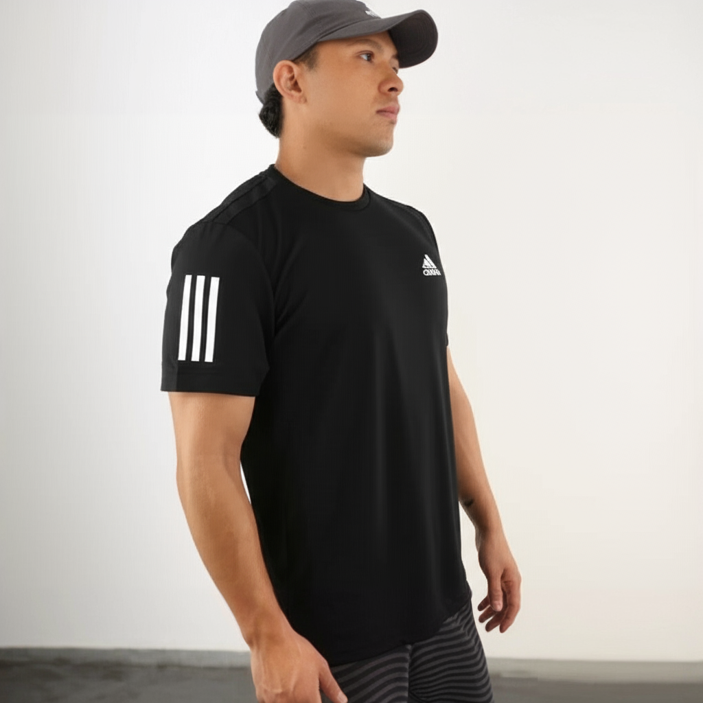 Camiseta Adidas Club 3-Stripes Tee-Hombre Manga Corta