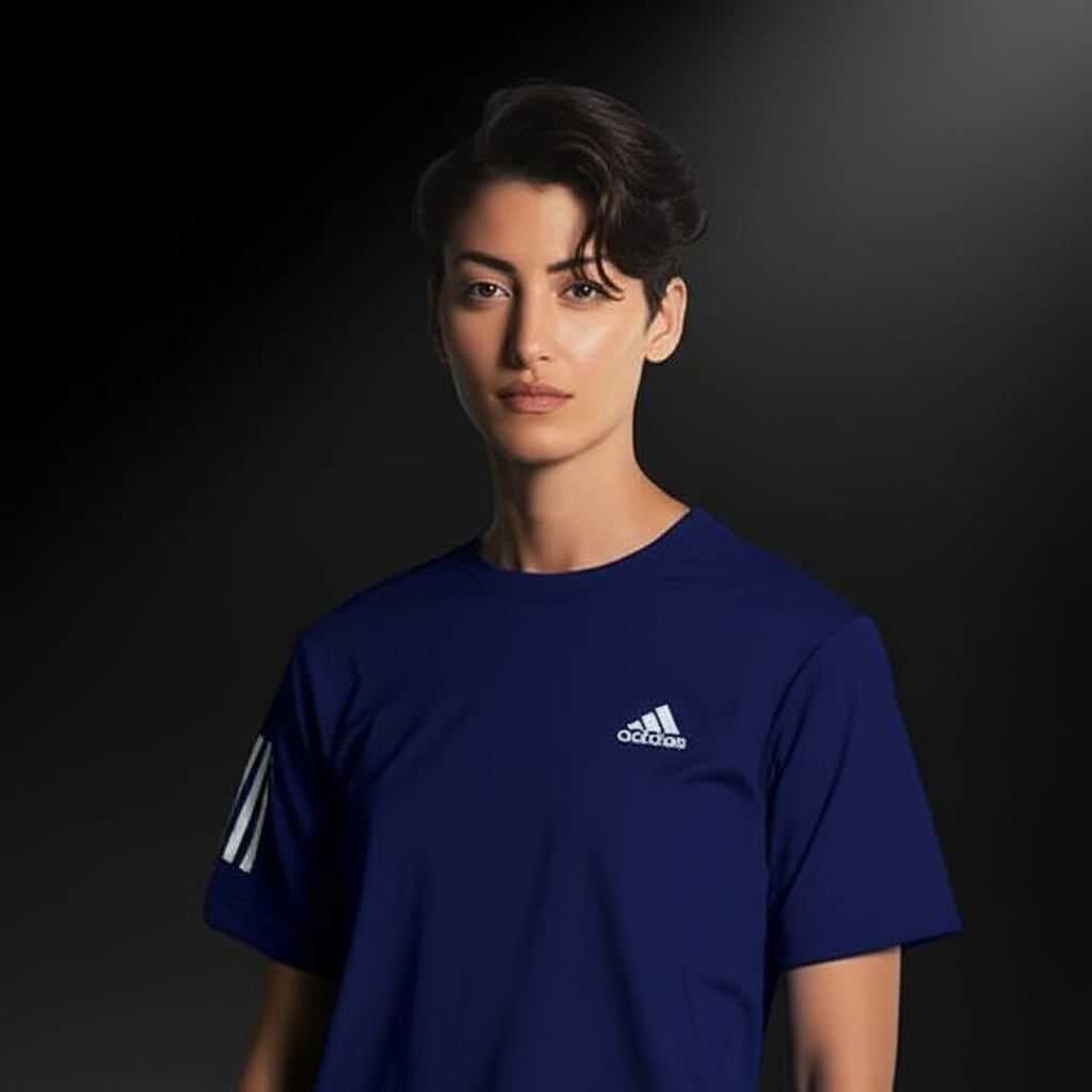 Camiseta Adidas Club 3-Stripes Tee-Hombre Manga Corta