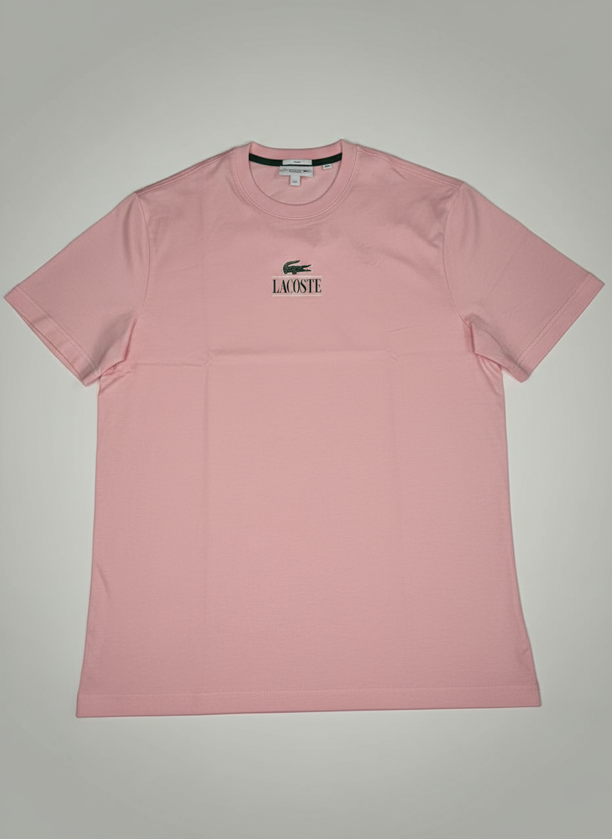 Camiseta Lacoste Unisex Heavy Cotton T-shirt-Hombre Manga Corta