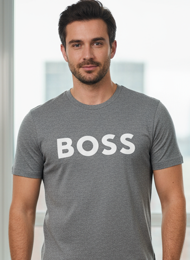 Camiseta Boss Tiburt 354-Hombre Manga Corta